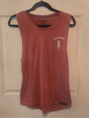 Fasthouse Women's Muscle Tee in Dusty Rose